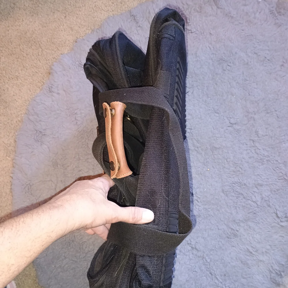 Never Used Cherokee Black and Tan Duffel Bag